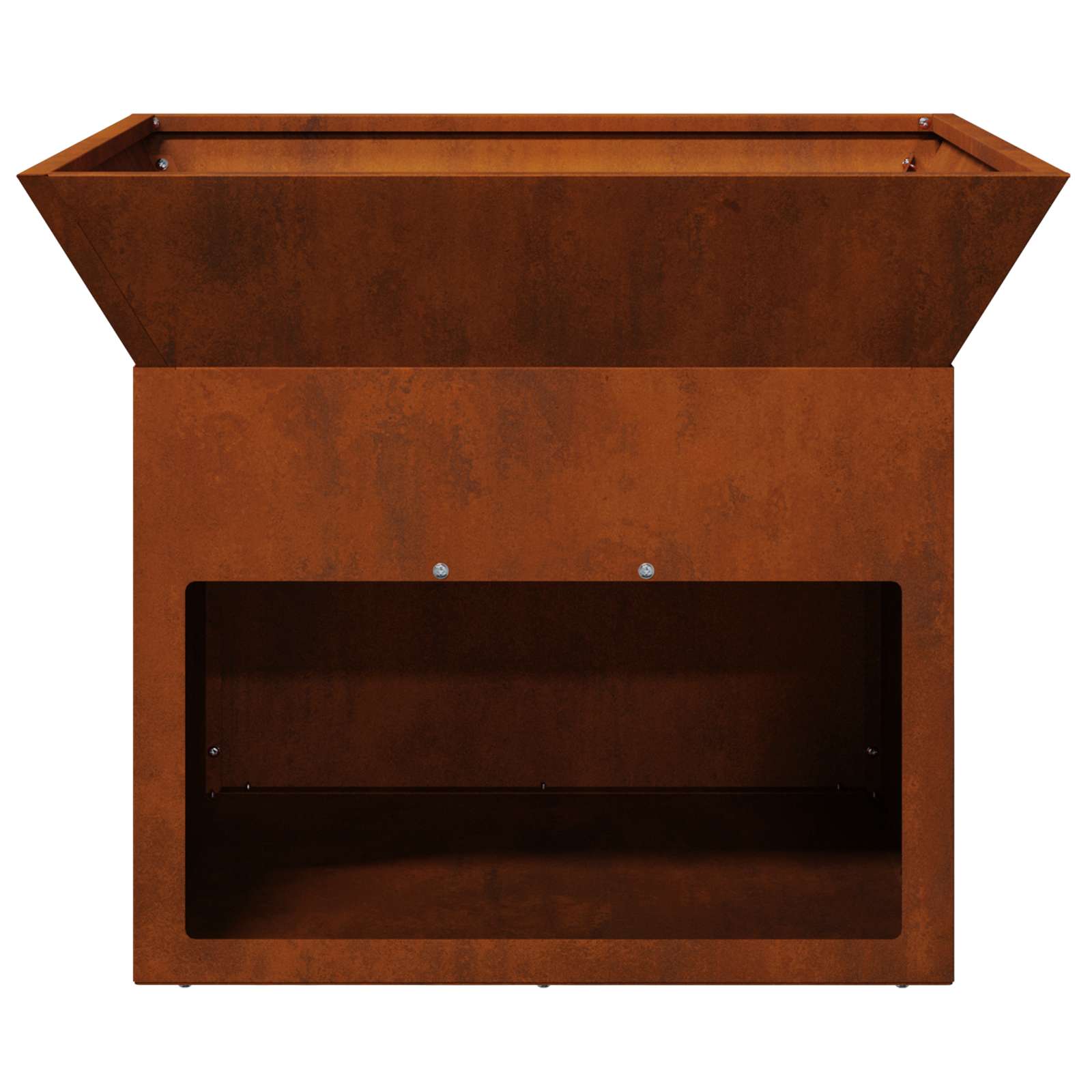 Focolare Ruggine 50 x 50 x 40 cm acciaio corten