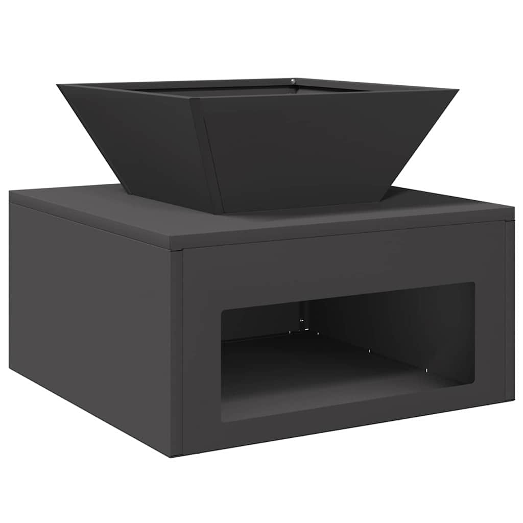 Focolare Nero 50 x 50 x 40 cm Acciaio