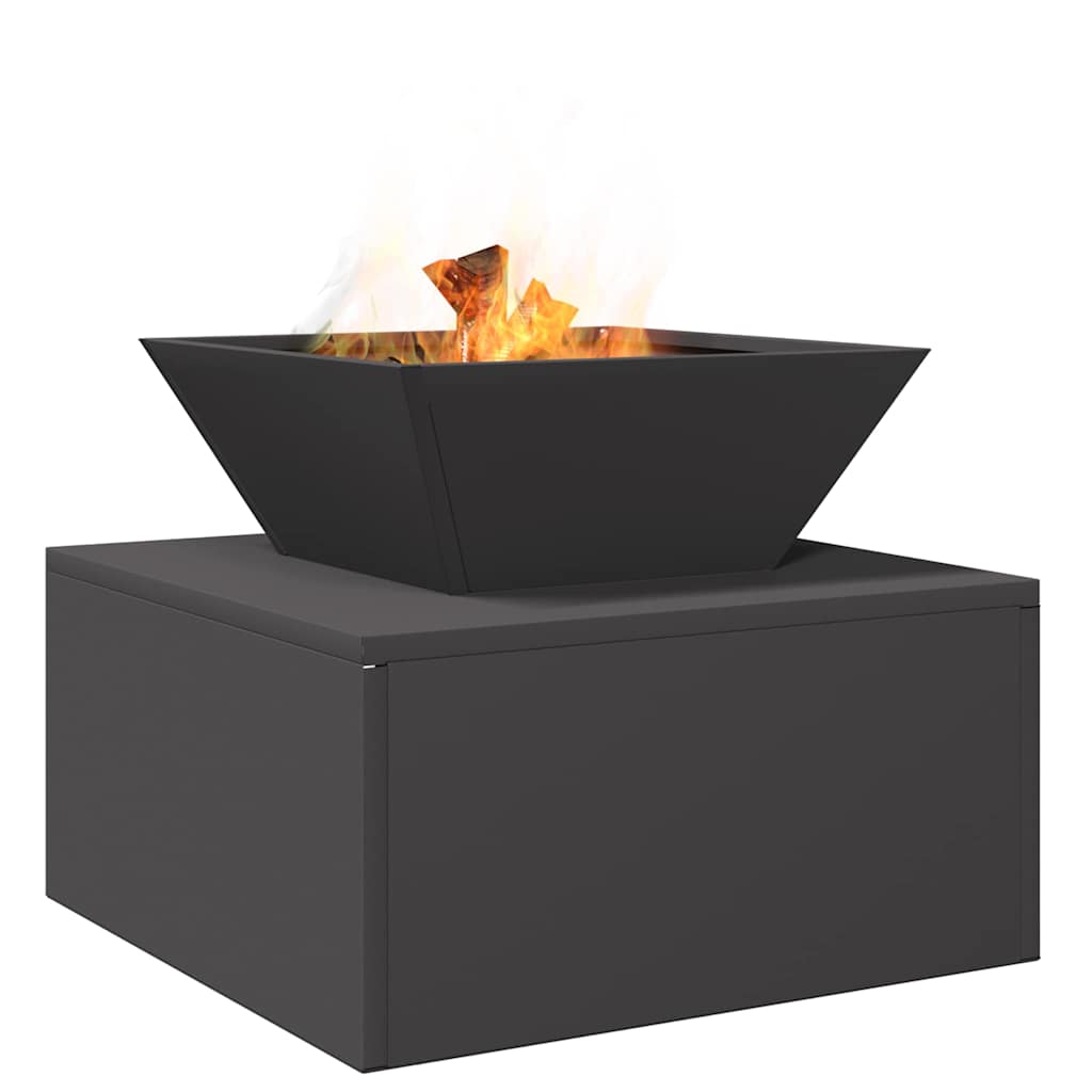 Focolare Nero 50 x 50 x 40 cm Acciaio