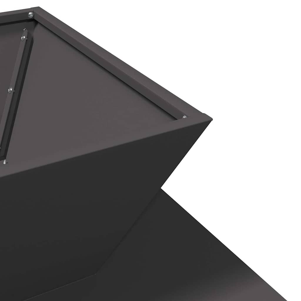 Focolare Nero 50 x 50 x 40 cm Acciaio