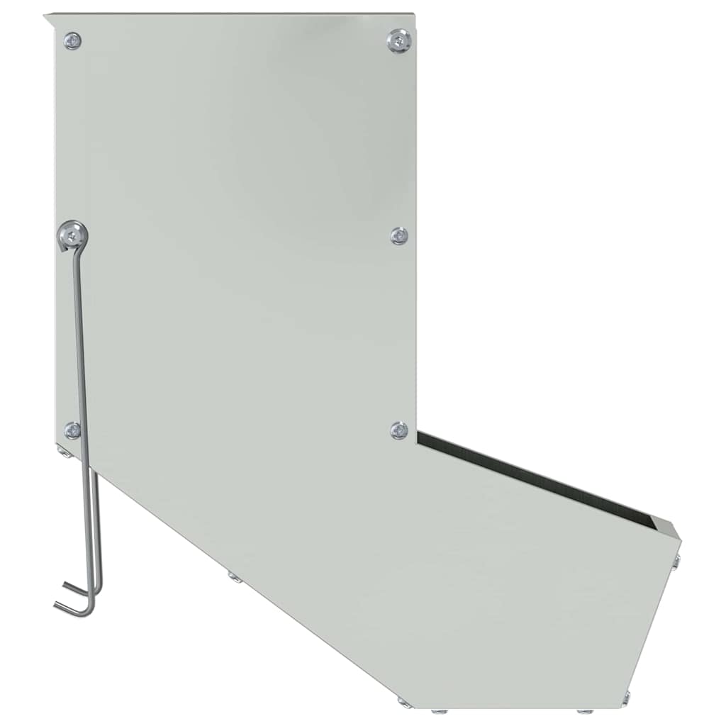 Mangiatore per conigli Argento 12,5 x 26 x 28,5 cm 1 kg