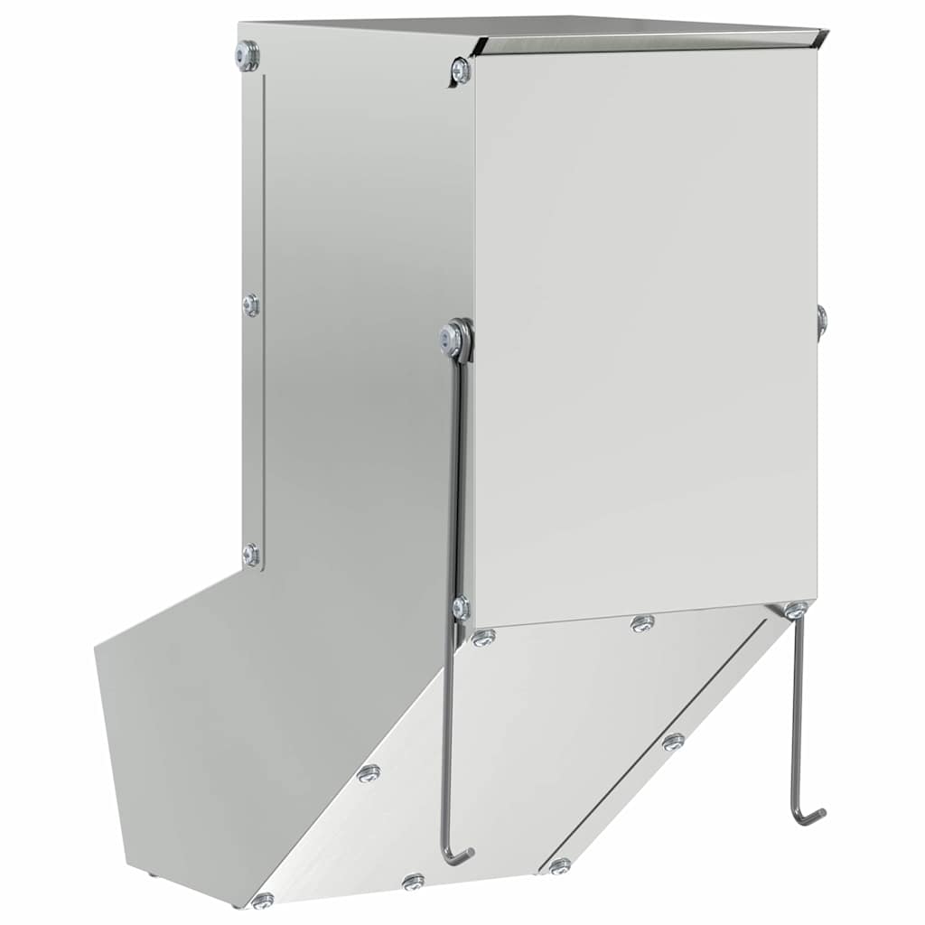 Mangiatore per conigli Argento 12,5 x 26 x 28,5 cm 1 kg
