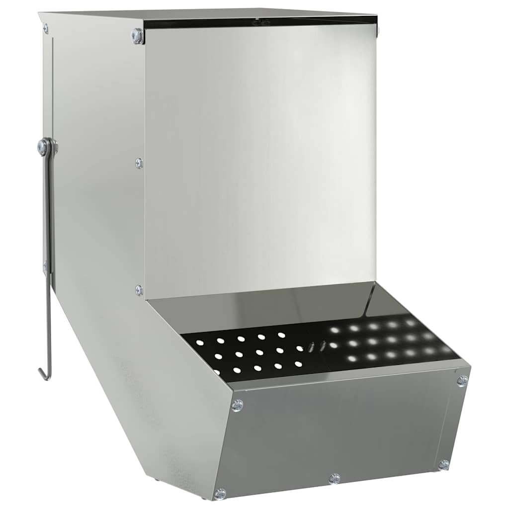 Mangiatore per conigli Argento 17,5 x 26 x 28,5 cm 1,5 kg