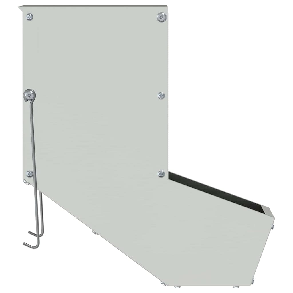Mangiatore per conigli Argento 17,5 x 26 x 28,5 cm 1,5 kg