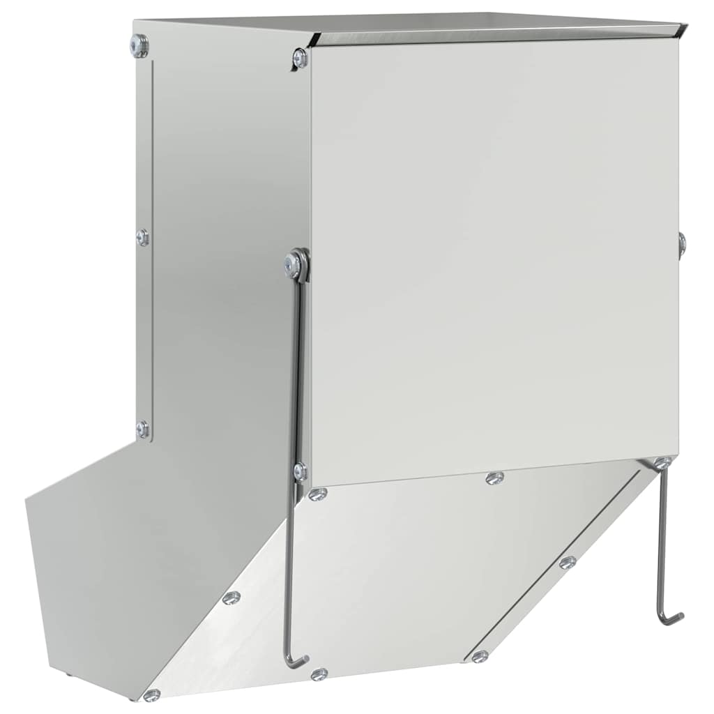 Mangiatore per conigli Argento 17,5 x 26 x 28,5 cm 1,5 kg
