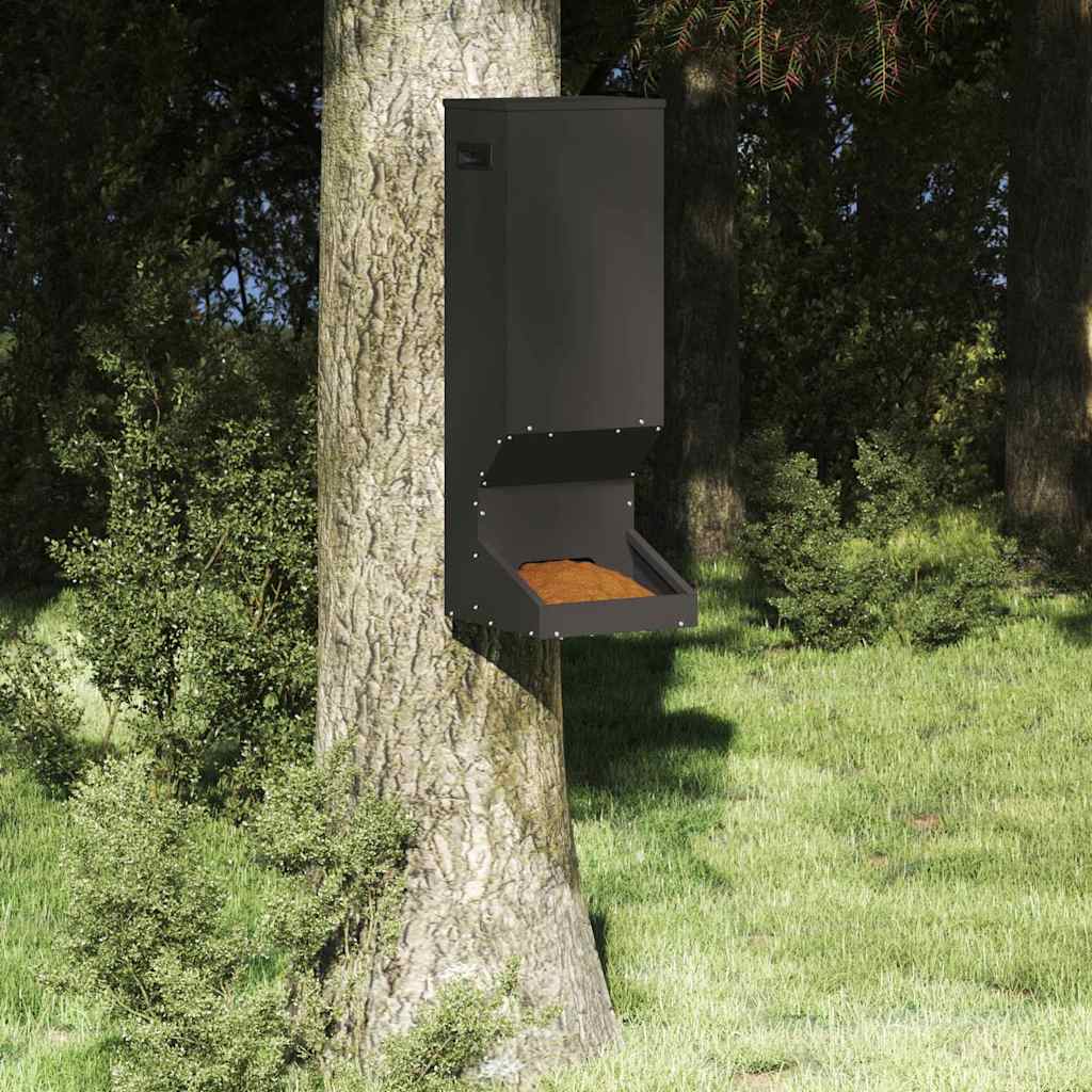 Mangiatore per cervi Nero 28 x 30 x 80 cm 3 kg