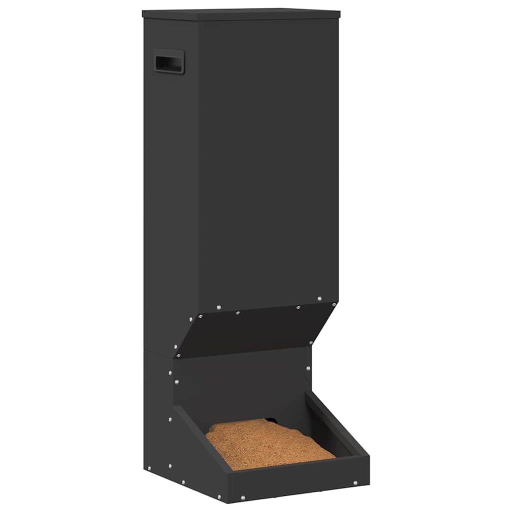 Mangiatore per cervi Nero 28 x 30 x 80 cm 3 kg
