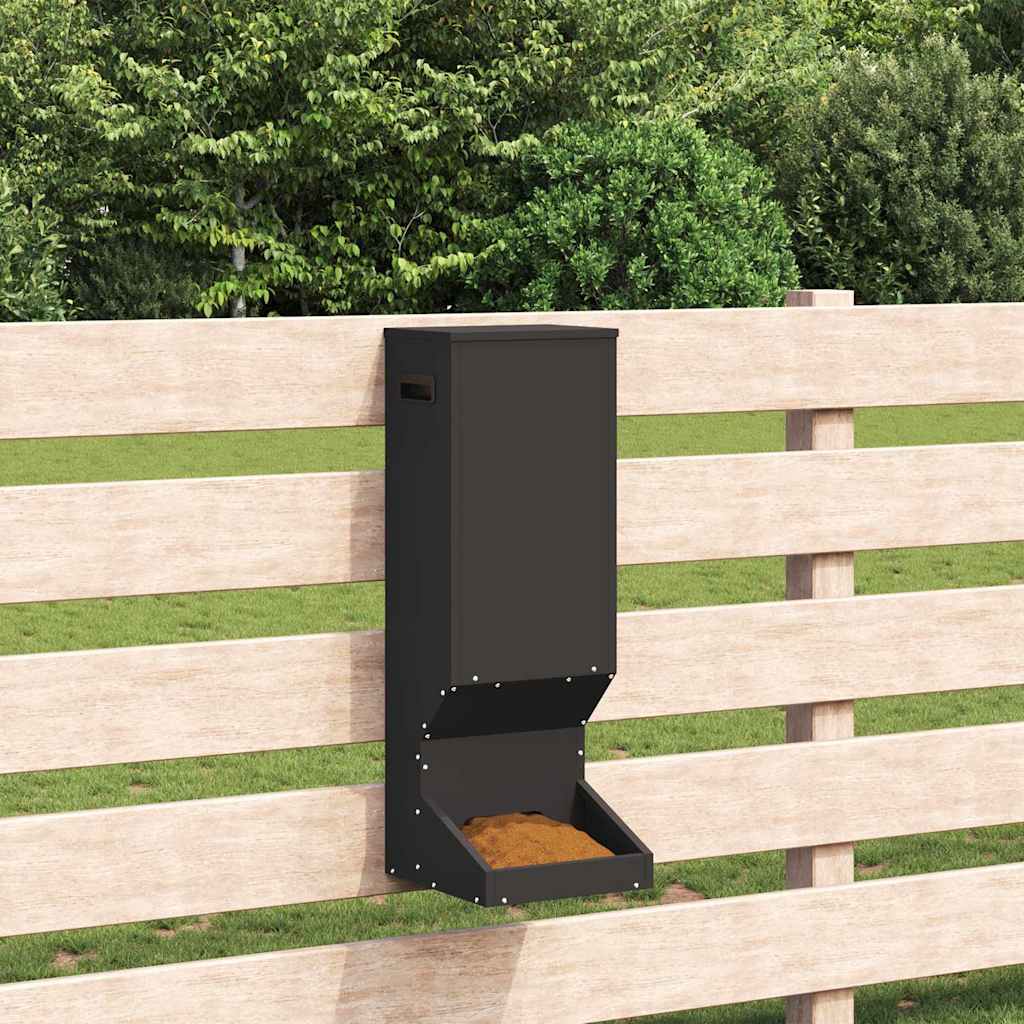 Mangiatore per cervi Nero 28 x 30 x 80 cm 3 kg