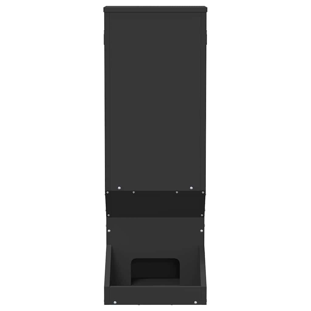 Mangiatore per cervi Nero 28 x 30 x 80 cm 3 kg