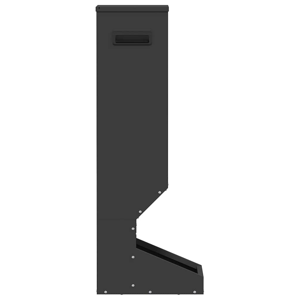 Mangiatore per cervi Nero 28 x 30 x 80 cm 3 kg