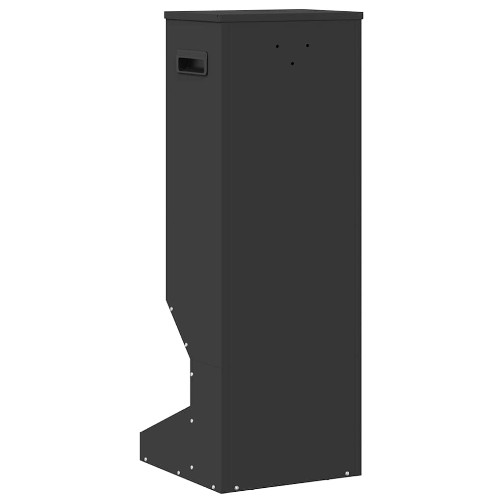 Mangiatore per cervi Nero 28 x 30 x 80 cm 3 kg