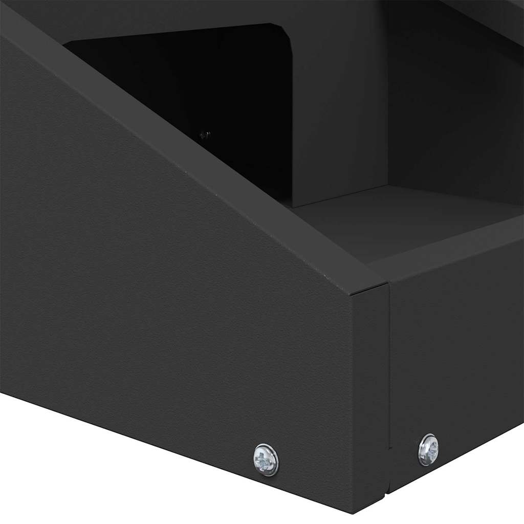 Mangiatore per cervi Nero 28 x 30 x 80 cm 3 kg