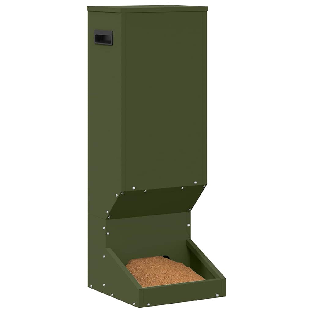 Mangiatore per cervi Verde oliva 28 x 30 x 80 cm
