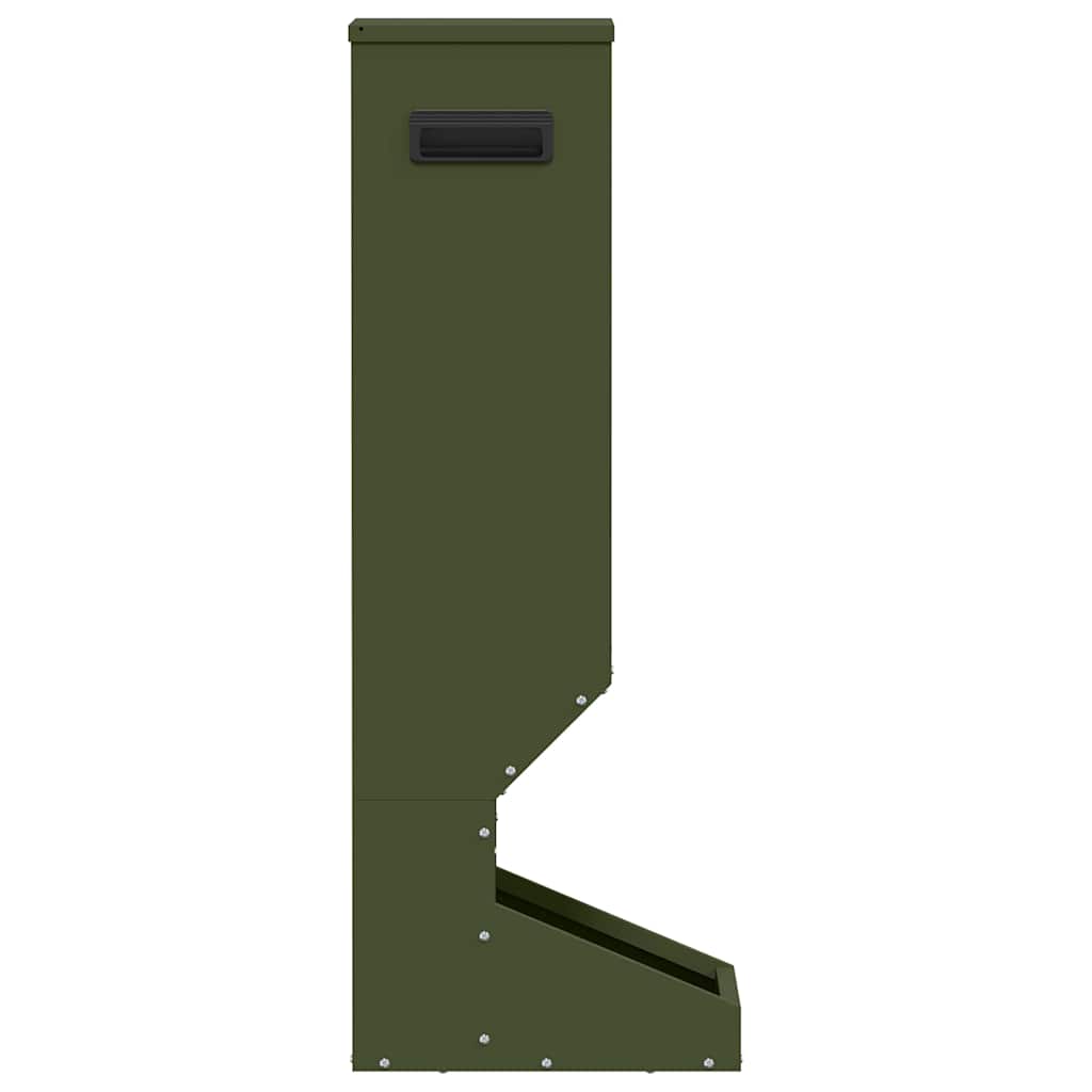 Mangiatore per cervi Verde oliva 28 x 30 x 80 cm
