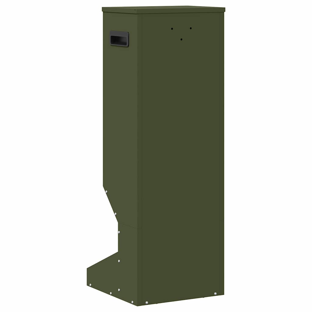 Mangiatore per cervi Verde oliva 28 x 30 x 80 cm