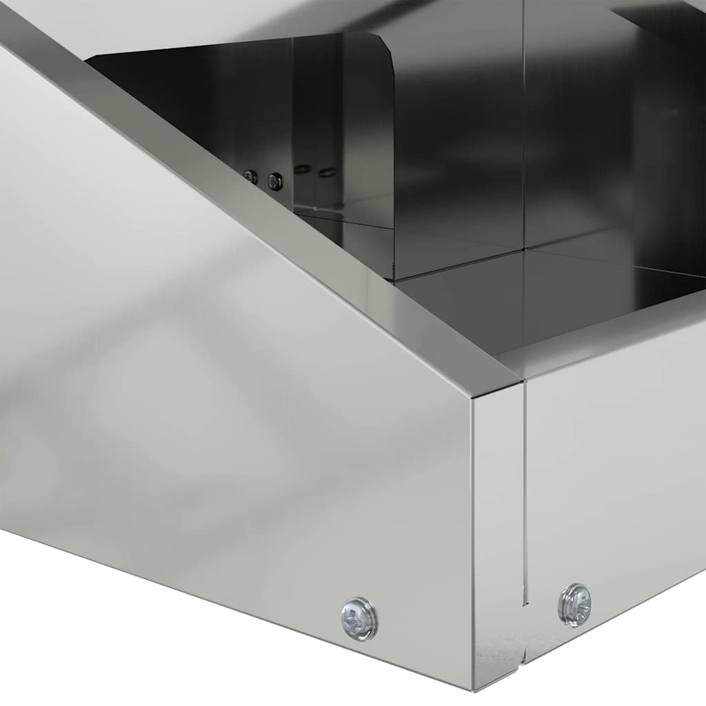 Mangiatore per cervi Argento 28 x 30 x 80 cm 3 kg