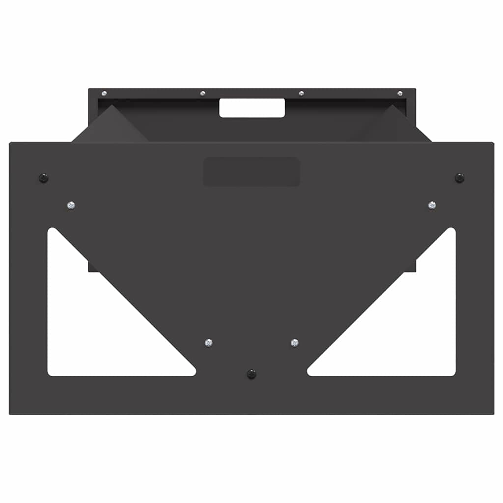Abbeveratoio per bestiame Nero 108 x 50 x 28 cm 10 kg