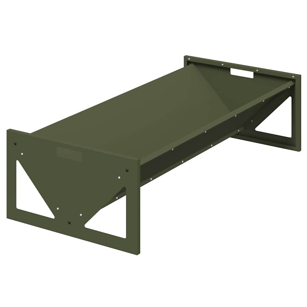Abbeveratoio per bestiame Verde Oliva 108 x 50 x 28 cm 10 kg
