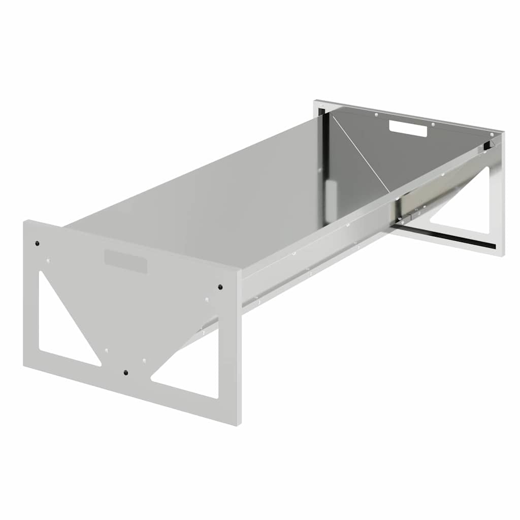 Abbeveratoio per bestiame Argento 108 x 50 x 28 cm 10 kg