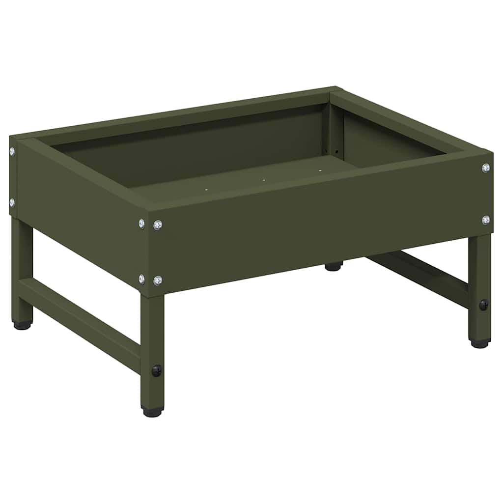 Mangiatore per Uccelli Verde oliva 80 x 28 x 13.5 cm