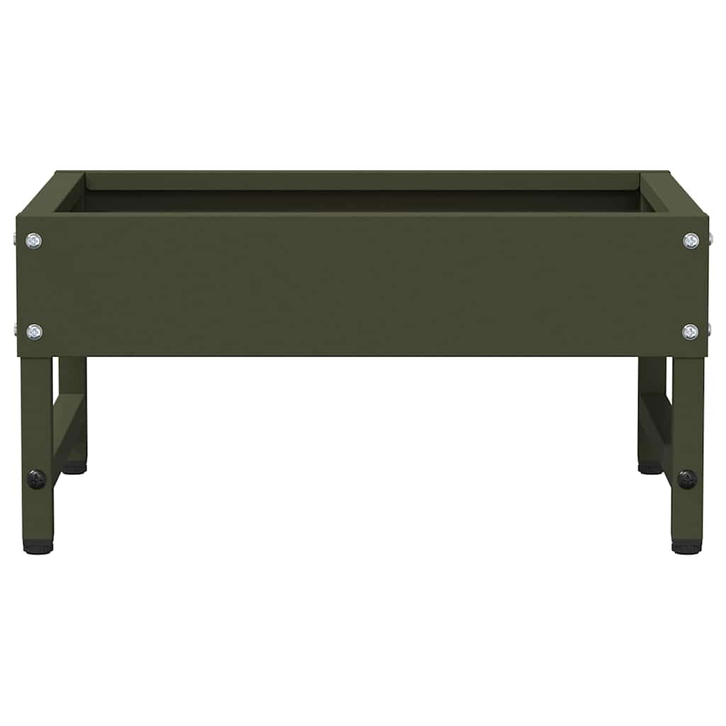 Mangiatore per Uccelli Verde oliva 80 x 28 x 13.5 cm