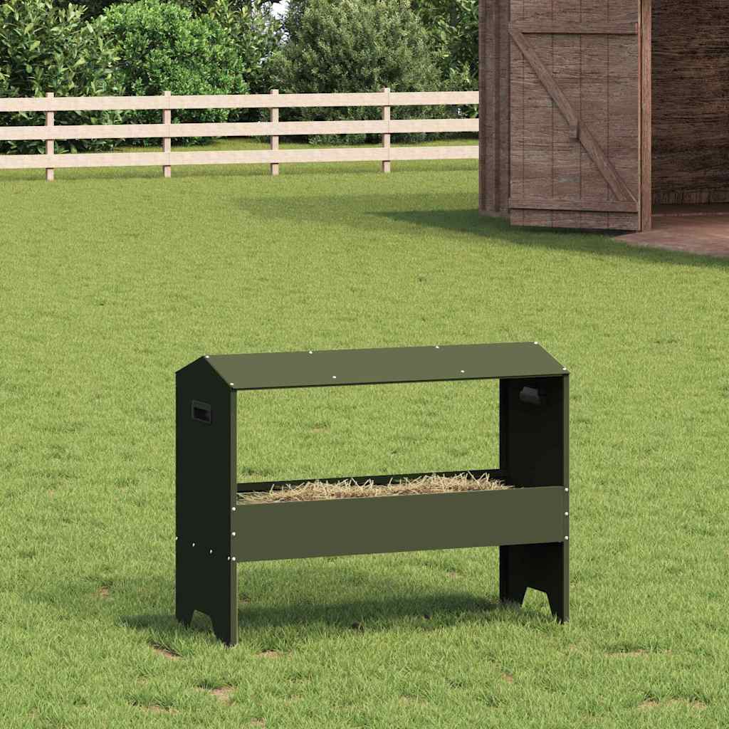 Abbeveratoio per bestiame Verde Oliva 79 x 35 x 62 cm 15 kg
