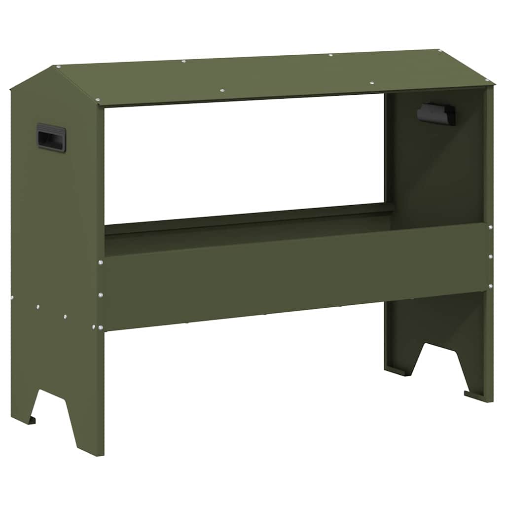Abbeveratoio per bestiame Verde Oliva 79 x 35 x 62 cm 15 kg