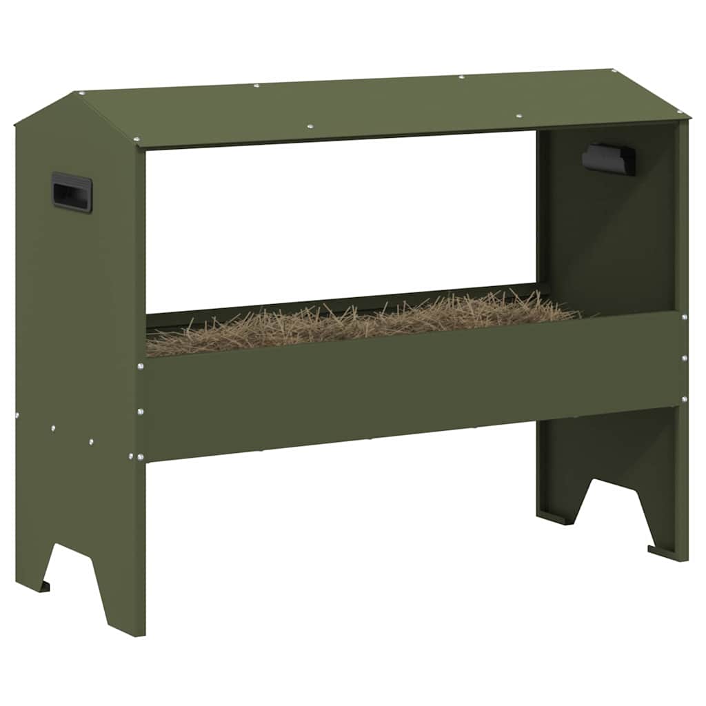 Abbeveratoio per bestiame Verde Oliva 79 x 35 x 62 cm 15 kg