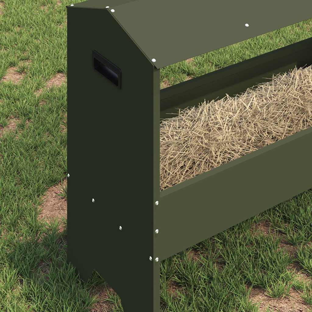 Abbeveratoio per bestiame Verde Oliva 79 x 35 x 62 cm 15 kg