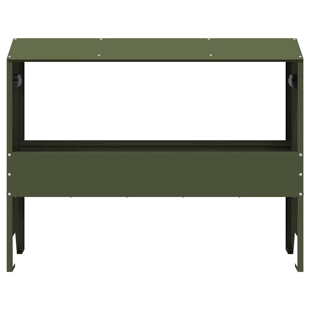 Abbeveratoio per bestiame Verde Oliva 79 x 35 x 62 cm 15 kg