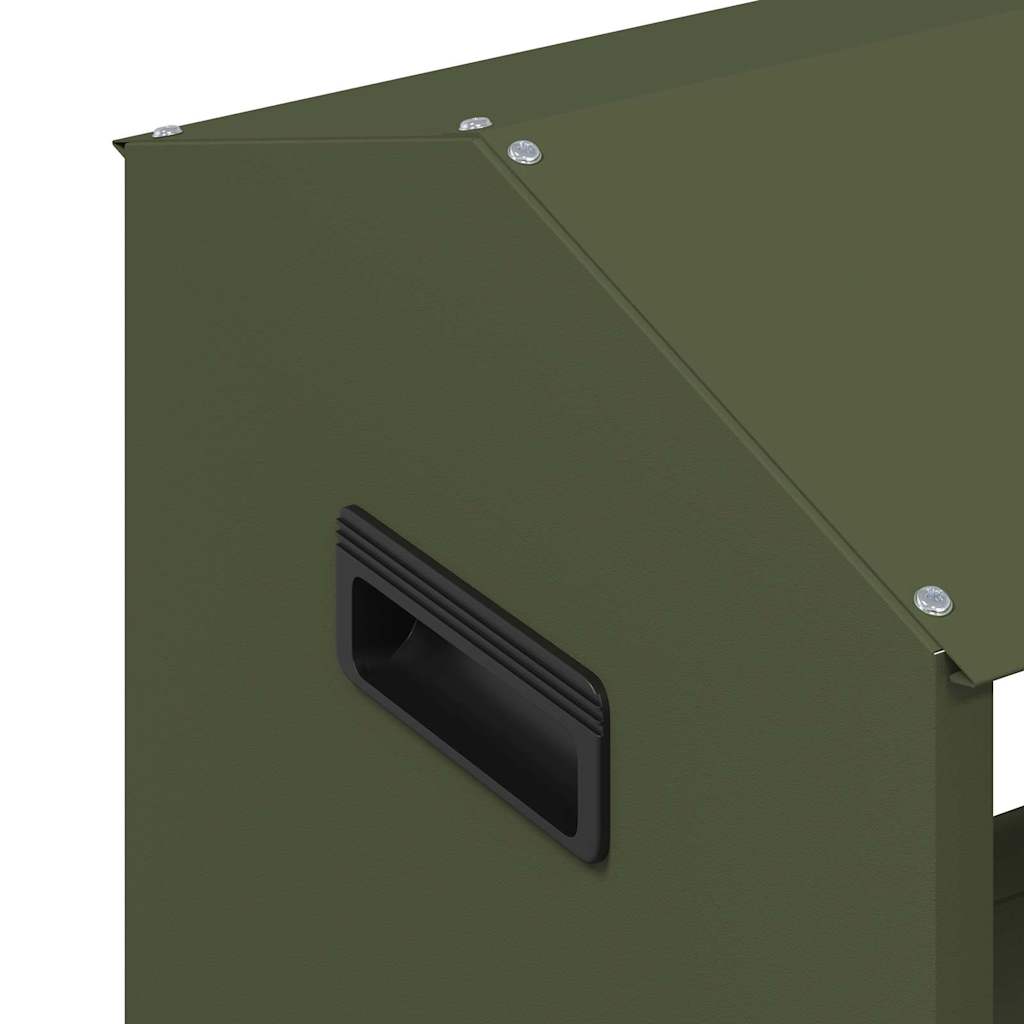 Abbeveratoio per bestiame Verde Oliva 79 x 35 x 62 cm 15 kg