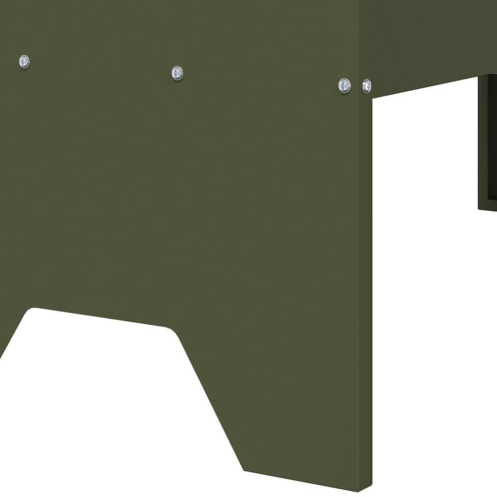 Abbeveratoio per bestiame Verde Oliva 79 x 35 x 62 cm 15 kg