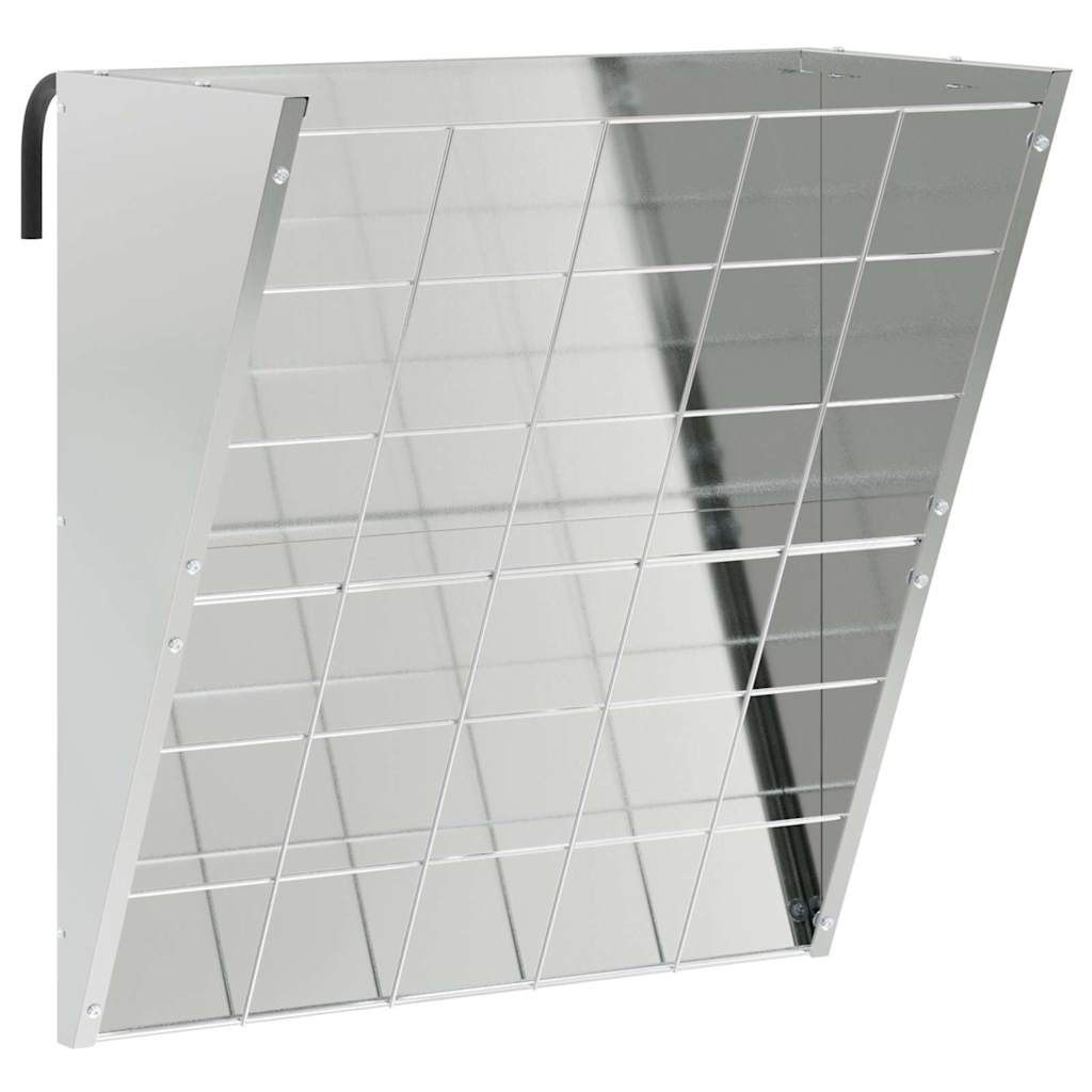 Mangiatore Appeso per Fieno Argento 61 x 33 x 66 cm 5 kg