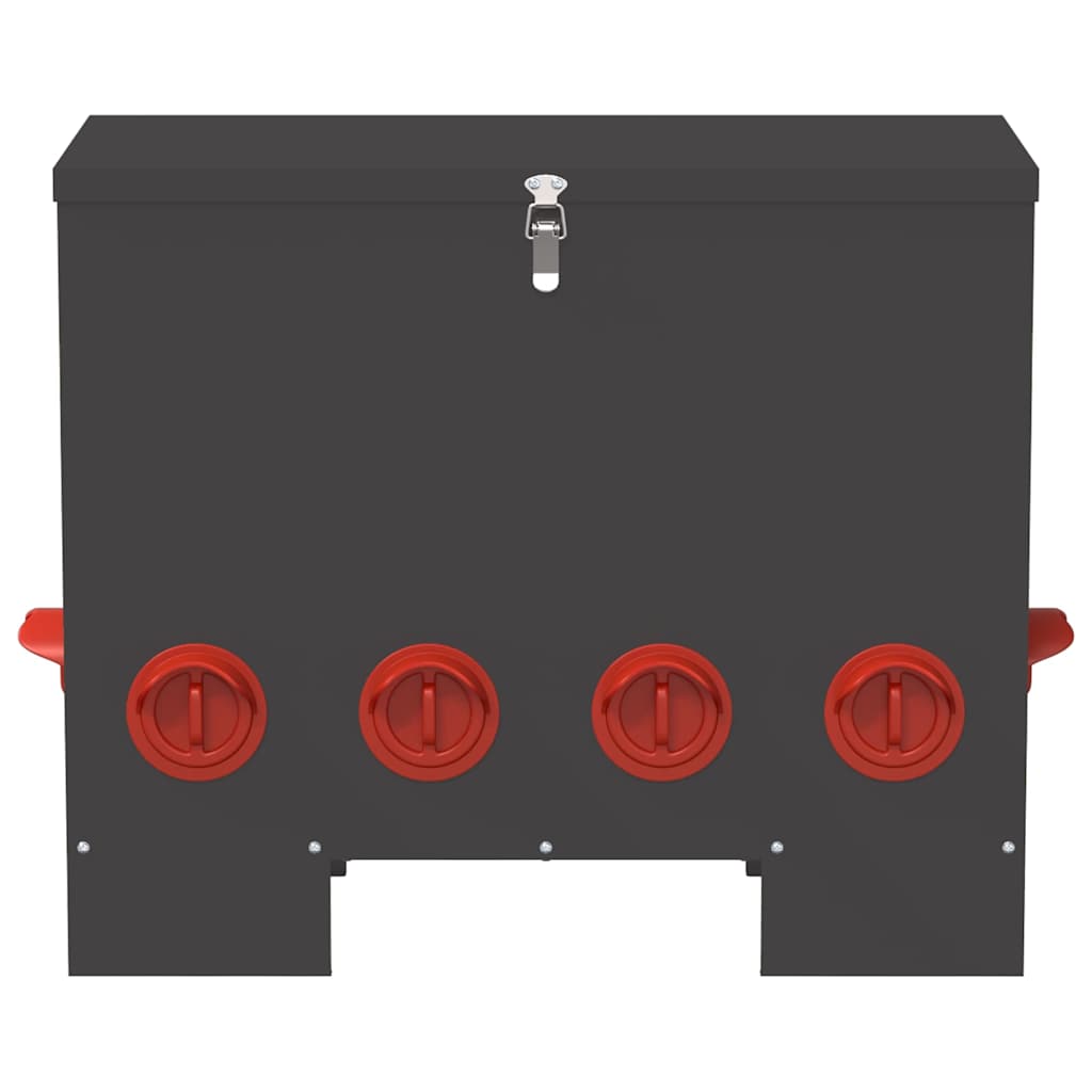 Feeder per pollo Nero 60,5 x 29 x 51 cm 25 kg