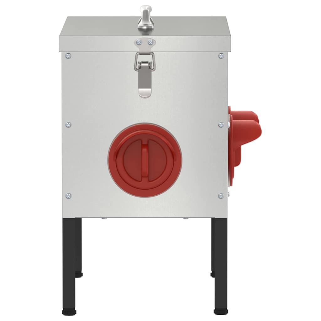 Feeder per pollo Argento 42 x 20,5 x 33 cm 15 kg