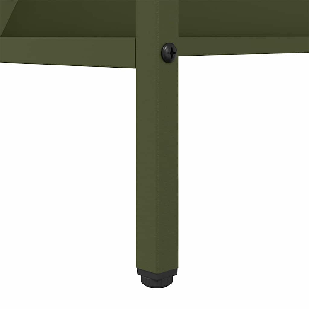 Mangiatore per Bestiame Verde Oliva 100 x 60 x 90 cm 15 kg