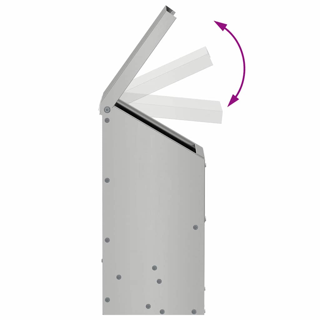 Feeder per pollo Argento 21 x 16 x 33 cm 3 kg Acciaio zincato