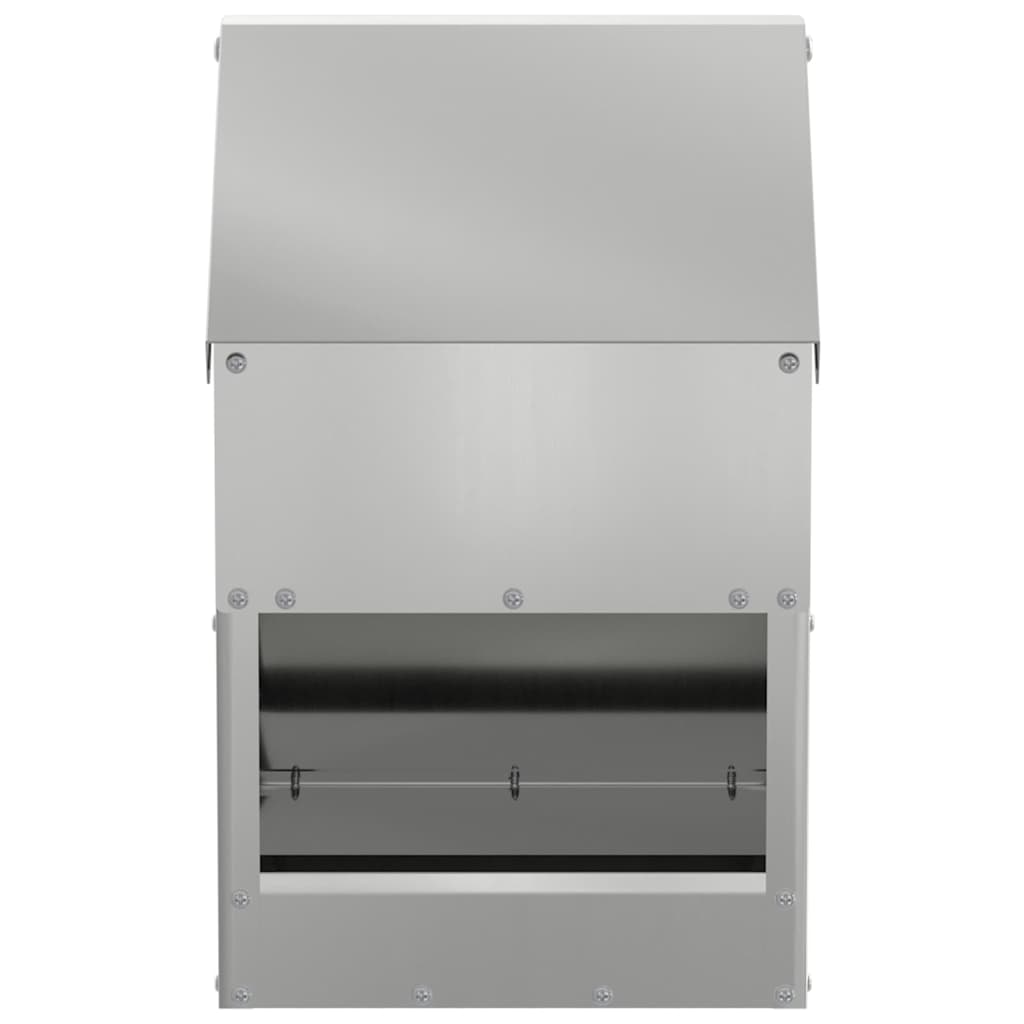 Feeder per pollo Argento 21 x 16 x 33 cm 3 kg Acciaio zincato