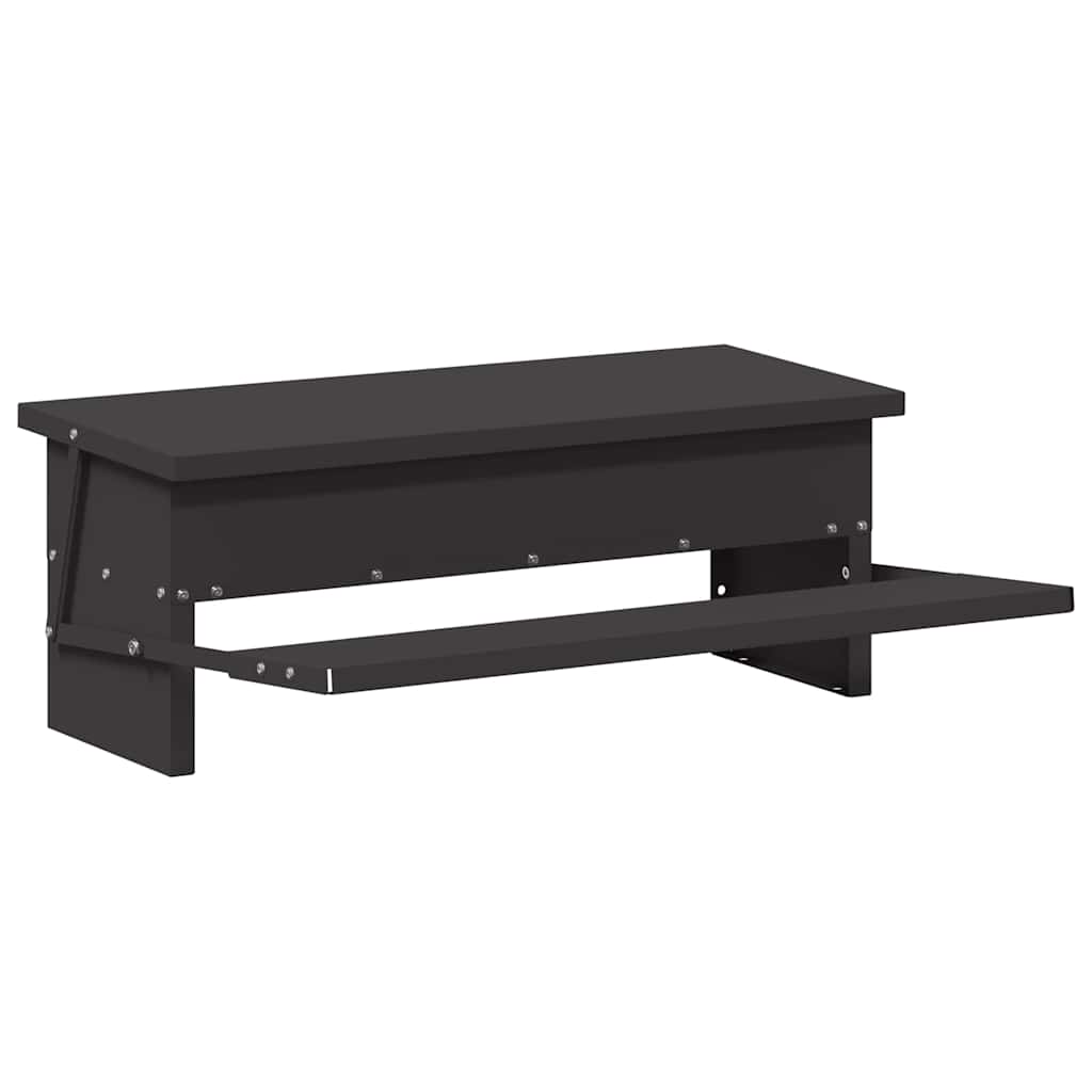 Mangiatore a Pedale per Pollo Nero 48,5 x 39,5 x 19 cm 5 kg