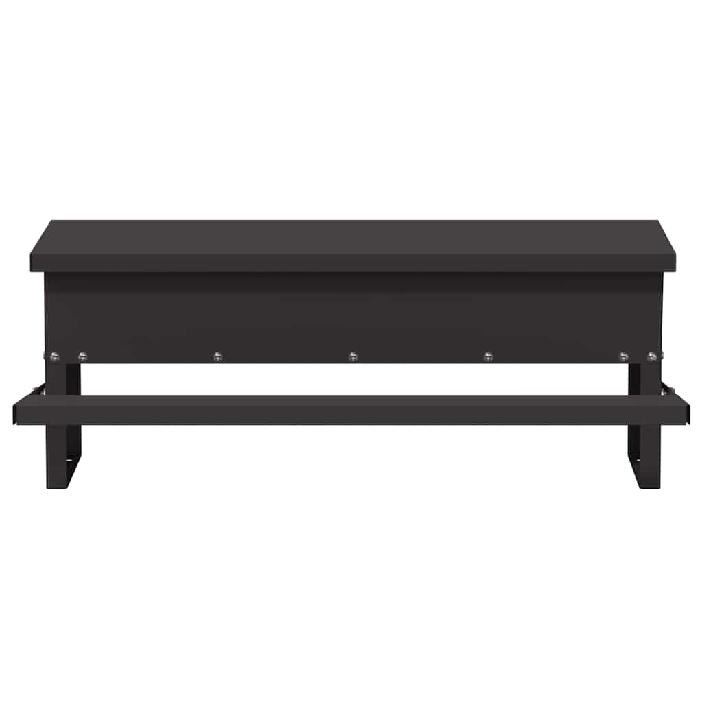Mangiatore a Pedale per Pollo Nero 48,5 x 39,5 x 19 cm 5 kg