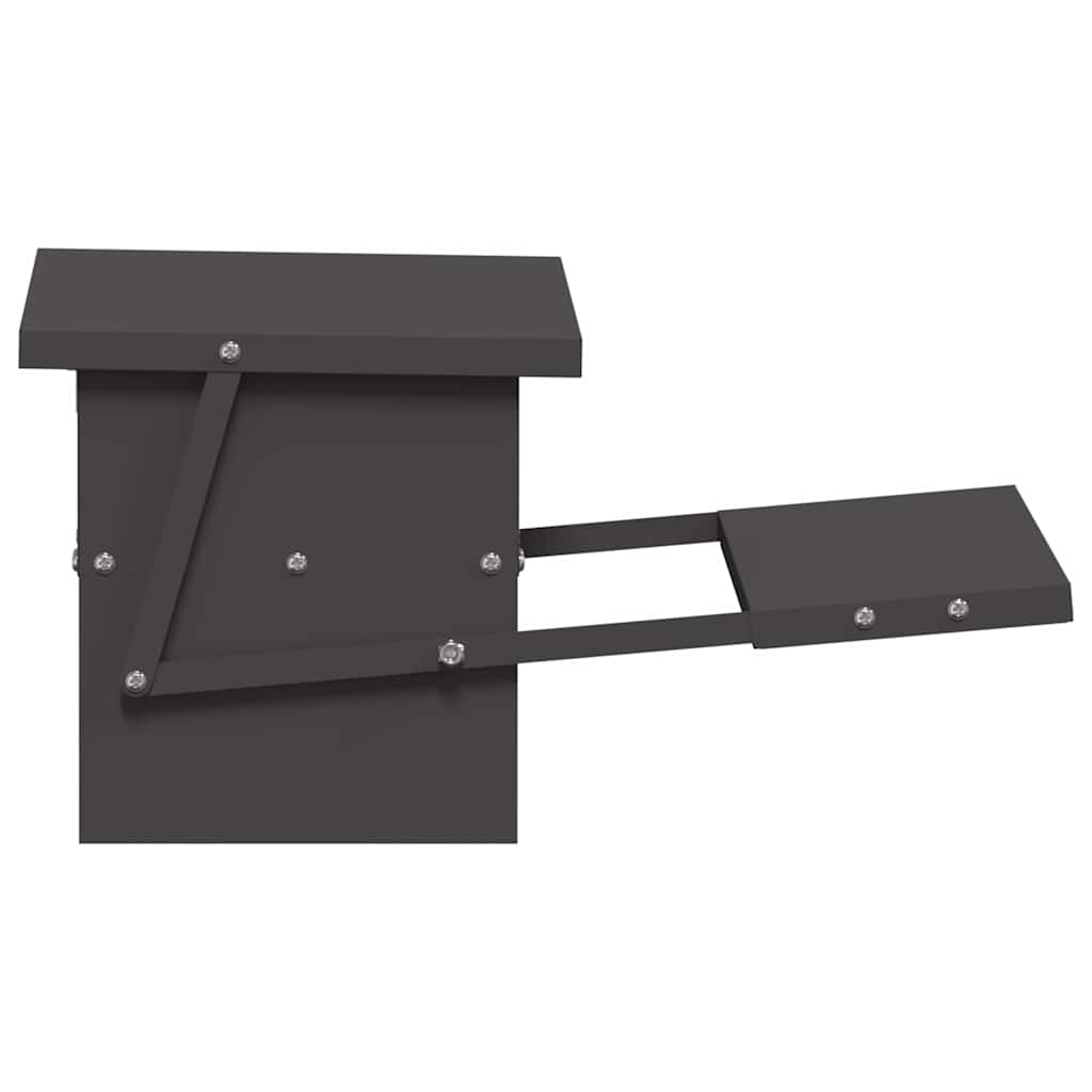 Mangiatore a Pedale per Pollo Nero 48,5 x 39,5 x 19 cm 5 kg