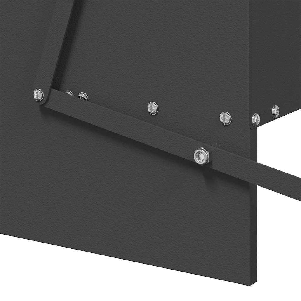 Mangiatore a Pedale per Pollo Nero 75 x 53 x 20,5 cm 10 kg