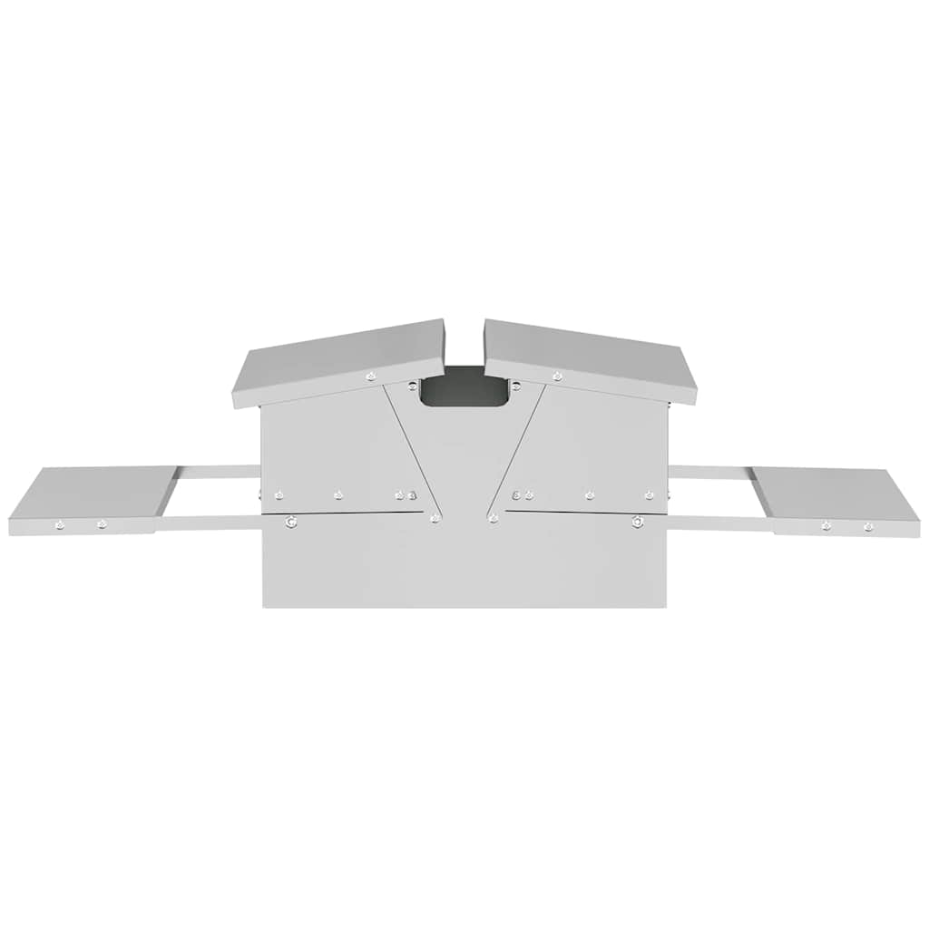 Mangiatore a Pedale per Pollo Argento 75 x 53 x 20,5 cm 10 kg