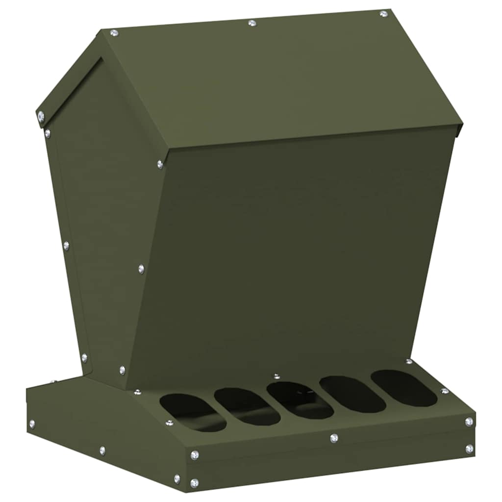 Feeder per pollo Verde oliva 30 x 30 x 39 cm