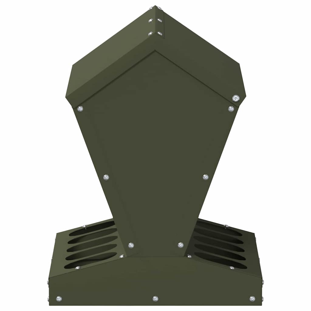 Feeder per pollo Verde oliva 30 x 30 x 39 cm