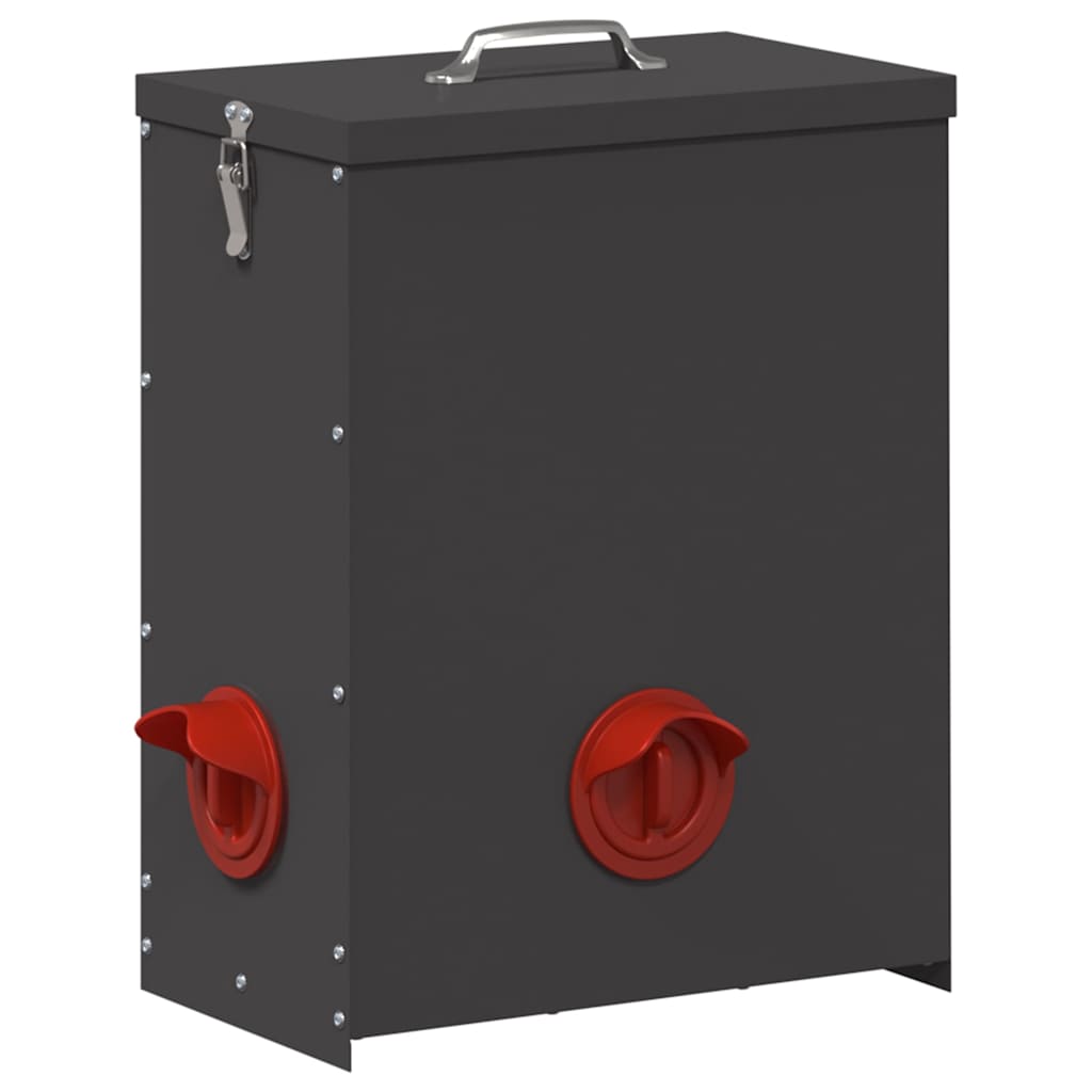 Feeder per pollo Nero 32,5 x 20,5 x 43 cm 25 kg