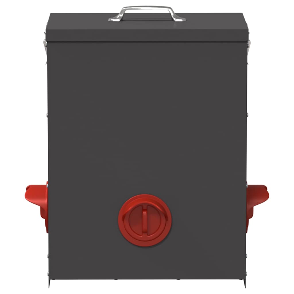 Feeder per pollo Nero 32,5 x 20,5 x 43 cm 25 kg