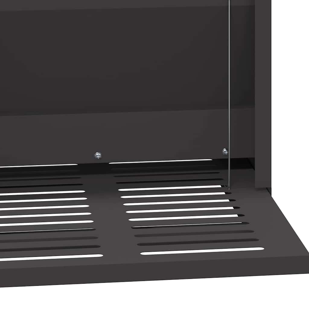 Mangiatore a Pedale per Pollo Nero 33 x 42 x 40 cm 10 kg