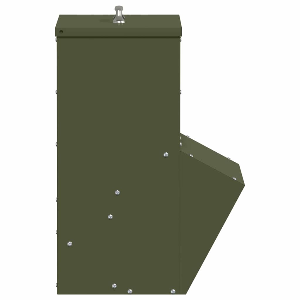Feeder per pollo Verde oliva 20 x 25 x 35 cm