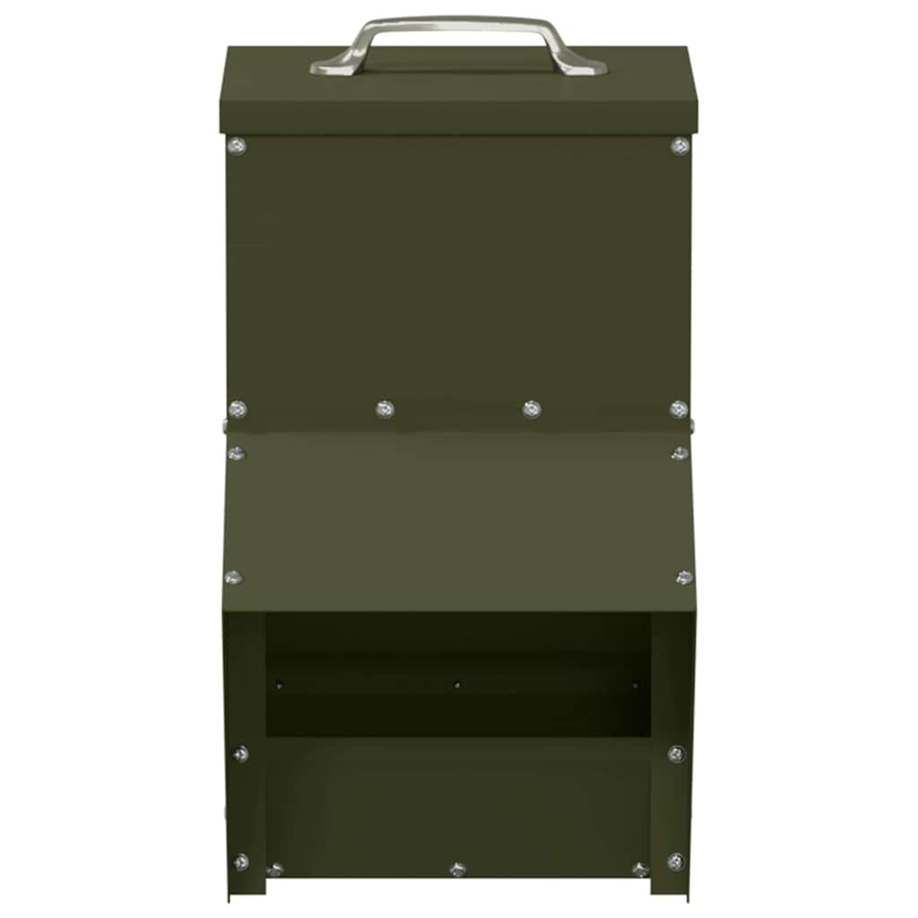 Feeder per pollo Verde oliva 20 x 25 x 35 cm